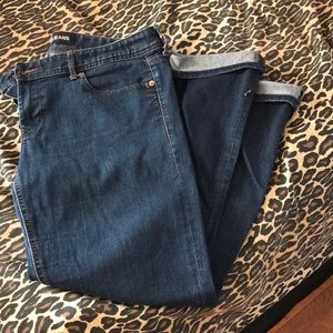 Express cropped jeans